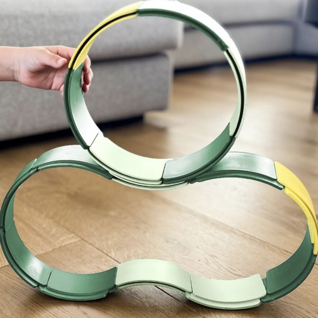 Zestaw konstrukcyjny tory Waytoplay Creator Set - Łuki 36 el.