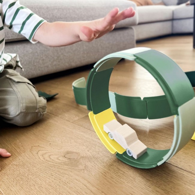 Zestaw konstrukcyjny tory Waytoplay Creator Set - Łuki 36 el.