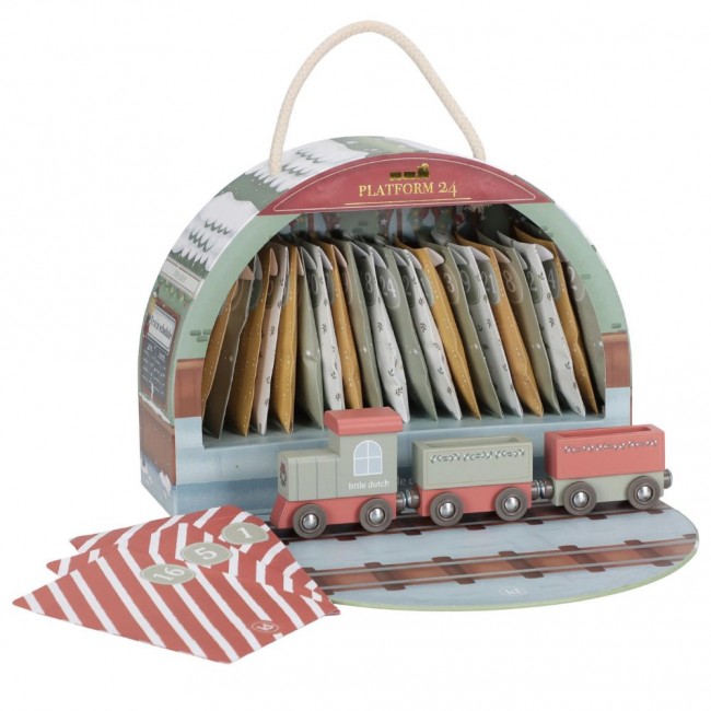 Kalendarz adwentowy w walizeczce Little Dutch X-MAS