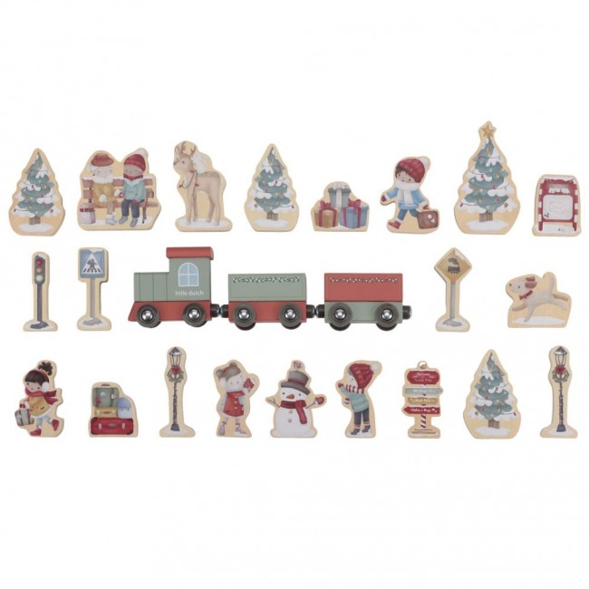 Kalendarz adwentowy w walizeczce Little Dutch X-MAS