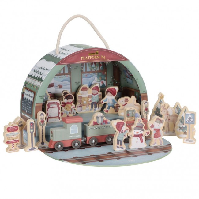 Kalendarz adwentowy w walizeczce Little Dutch X-MAS