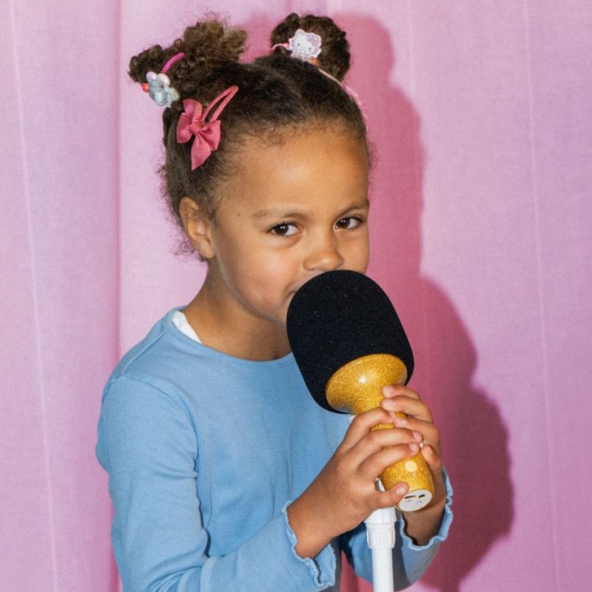 Mikrofon karaoke Glitter Groove Lalarma - Rose