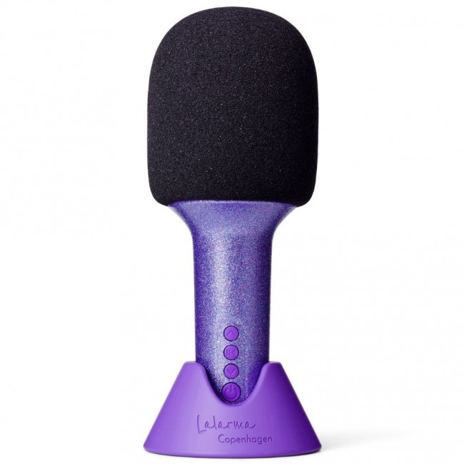 Mikrofon karaoke Glitter Groove Lalarma - Purple