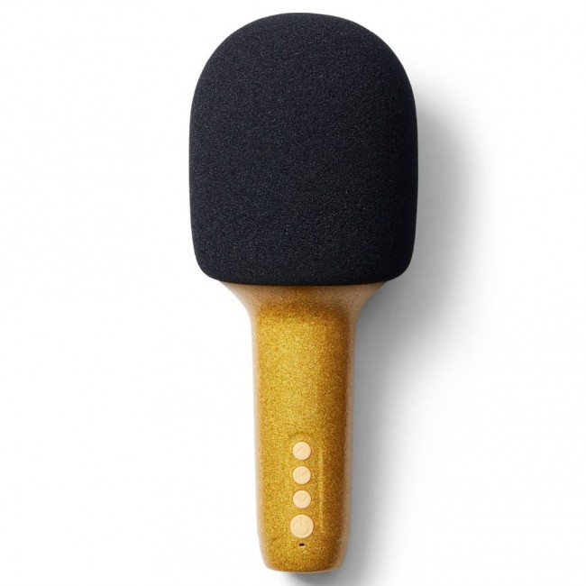 Mikrofon karaoke Glitter Groove Lalarma - Gold