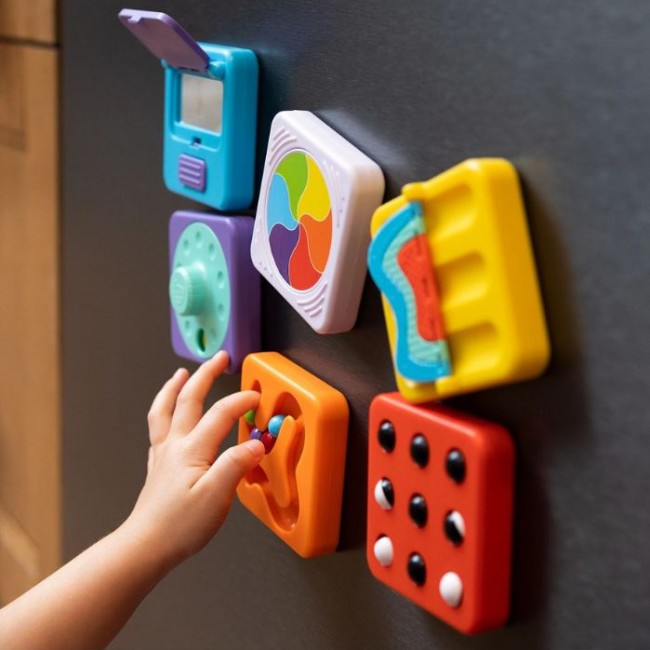 Sensoryczny kwadrat PlayTab - Biało-Czarne Kuleczki