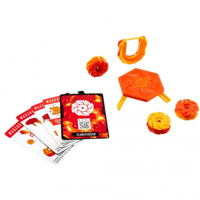 Gra zręcznościowa Fat Brain Toys - MagShuto Ognisty Zestaw Startowy