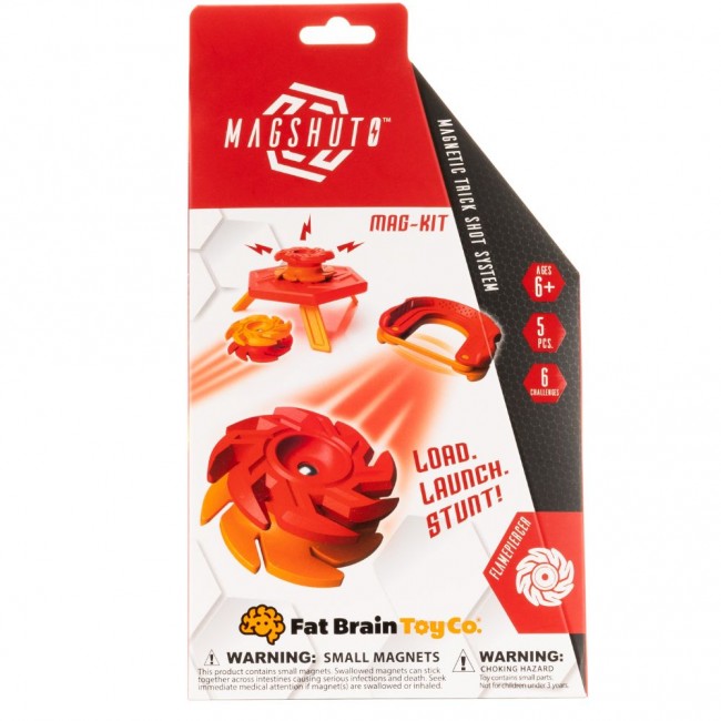 Gra zręcznościowa Fat Brain Toys - MagShuto Ognisty Zestaw Startowy
