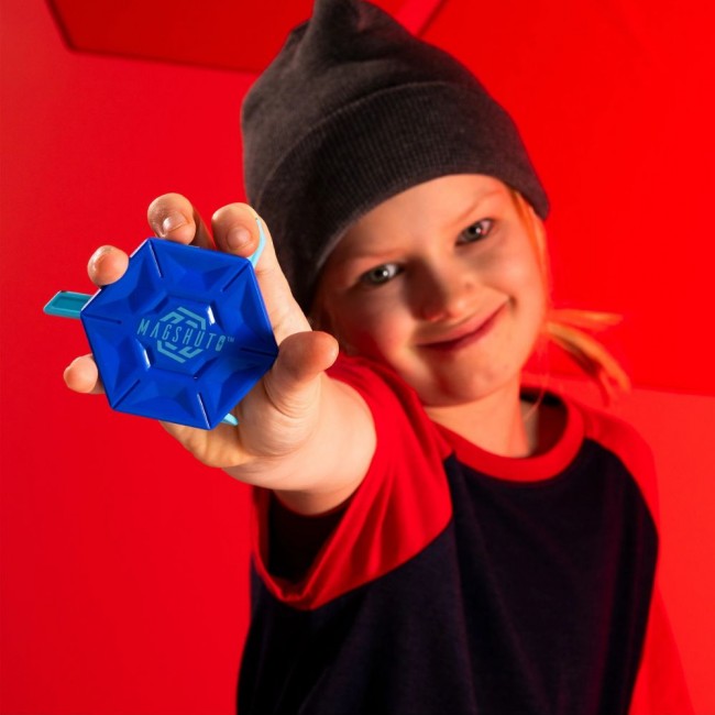 Gra zręcznościowa Fat Brain Toys - MagShuto Niebieski Zestaw Startowy