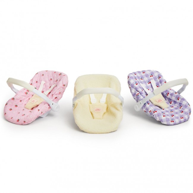 Fotelik samochodowy dla lalki Tiny Harlow - Strawberry