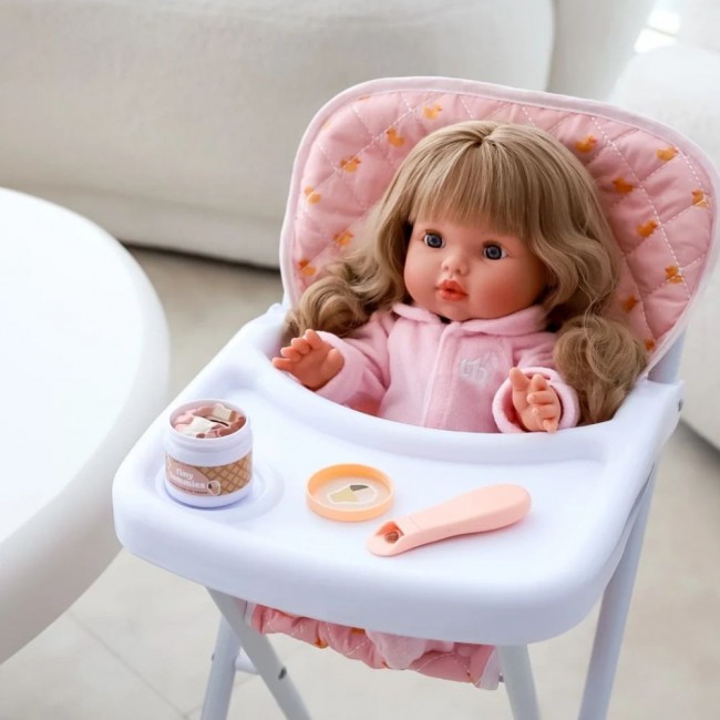 Magiczny słoiczek Tiny Tummies z łyżeczką do karmienia lalek Tiny Harlow - Lody Włoskie