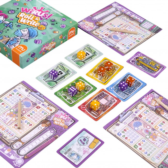 Gra karciana Muduko - Wirus! Roll&Write