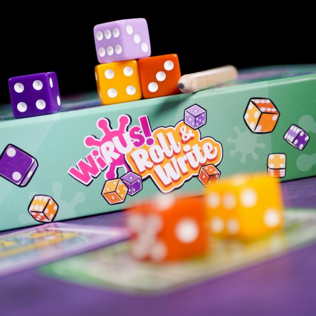 Gra karciana Muduko - Wirus! Roll&Write