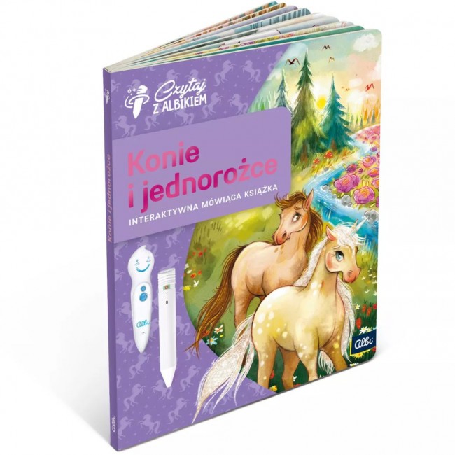 Książka Czytaj z Albikiem Albi - Konie i jednorożce