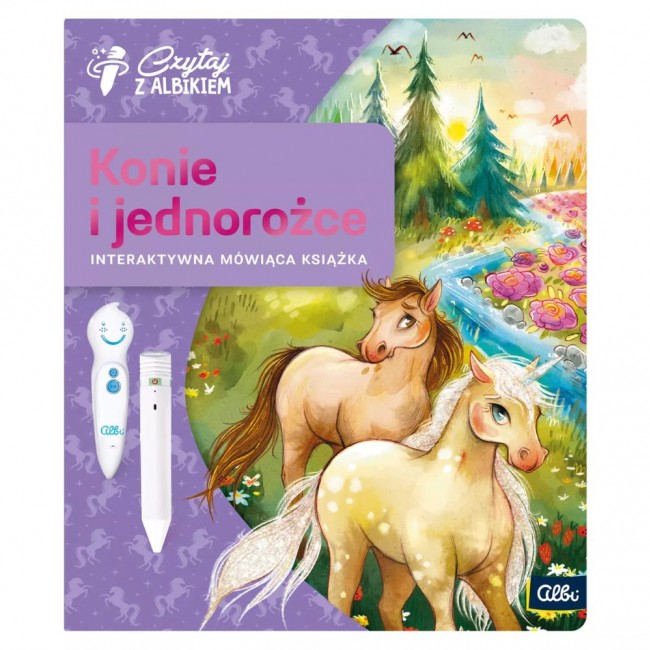 Książka Czytaj z Albikiem Albi - Konie i jednorożce