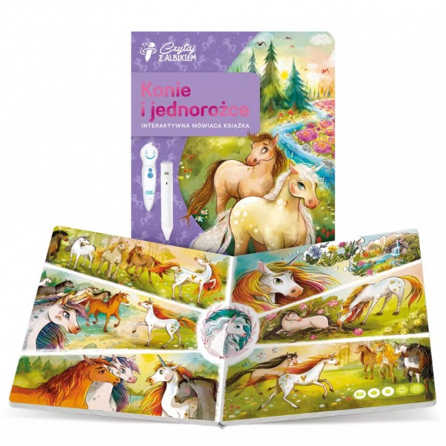 Książka Czytaj z Albikiem Albi - Konie i jednorożce