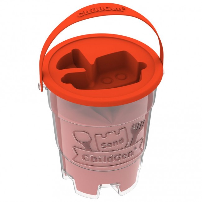 Piasek kinetyczny, 100% naturalny ChildGen - Czerwony 500g