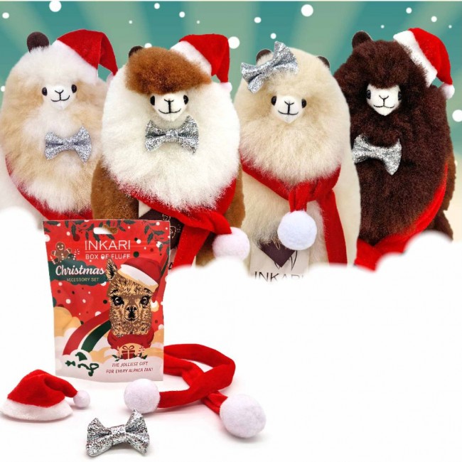 Zestaw akcesoriów dla alpaki Inkari - Christmas