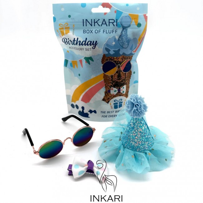 Zestaw akcesoriów dla alpaki Inkari - Birthday