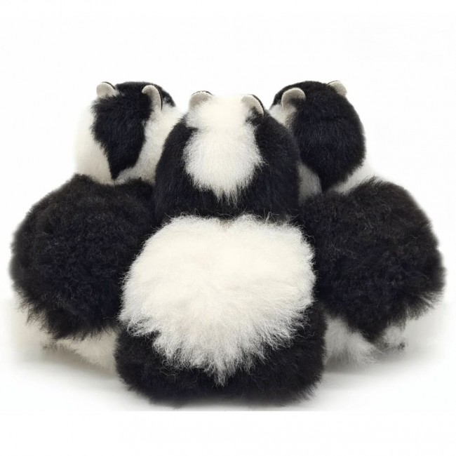 Puszysta maskotka Alpaka Inkari Naturals - Panda 23 cm