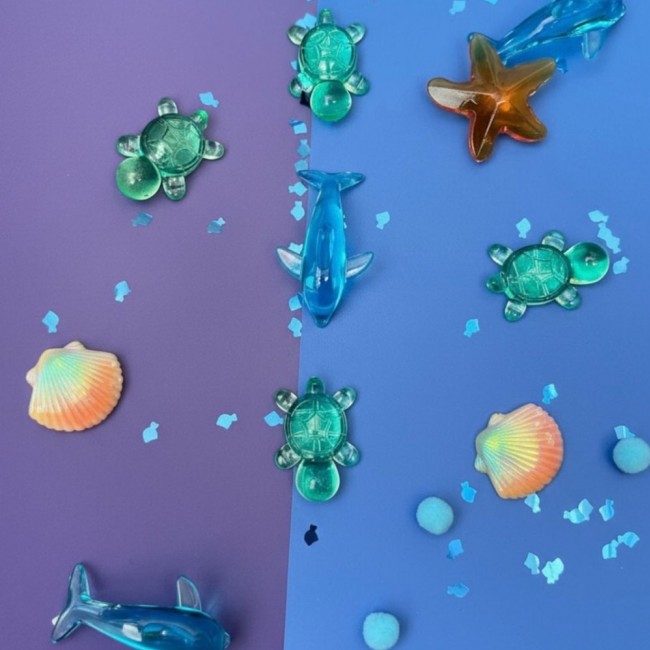 Zestaw sensoryczny Jellystone - Podwodny Świat - wkład do tacki sensorycznej Play Tray