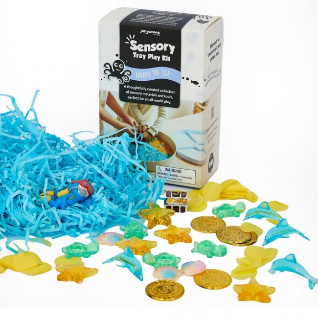 Zestaw sensoryczny Jellystone - Podwodny Świat - wkład do tacki sensorycznej Play Tray