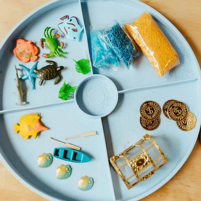 Zestaw sensoryczny Jellystone - Podwodny Świat - wkład do tacki sensorycznej Play Tray