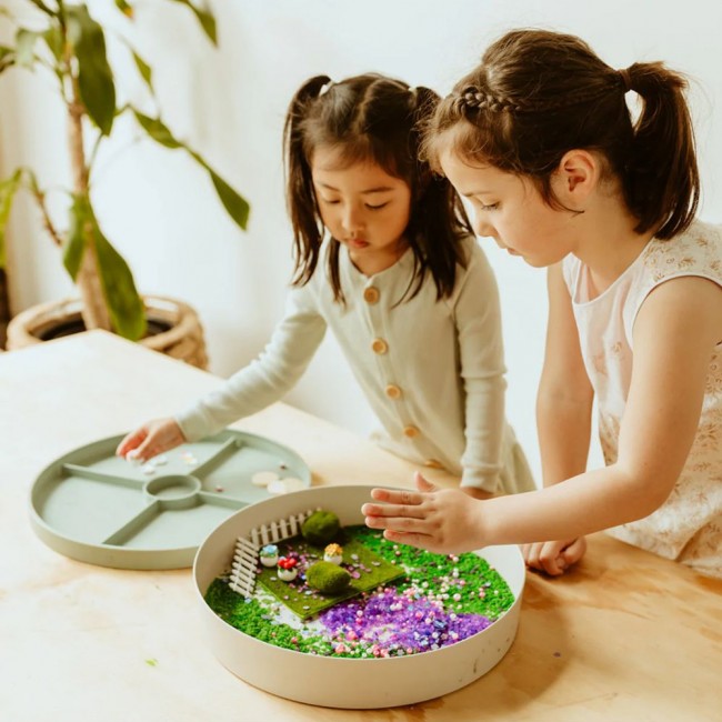 Zestaw sensoryczny Jellystone - Zaczarowany Ogród - wkład do tacki sensorycznej Play Tray