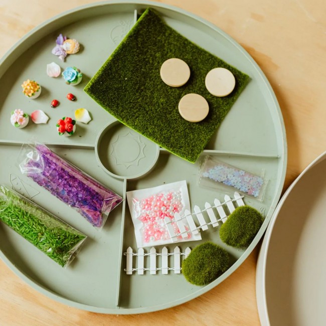 Zestaw sensoryczny Jellystone - Zaczarowany Ogród - wkład do tacki sensorycznej Play Tray