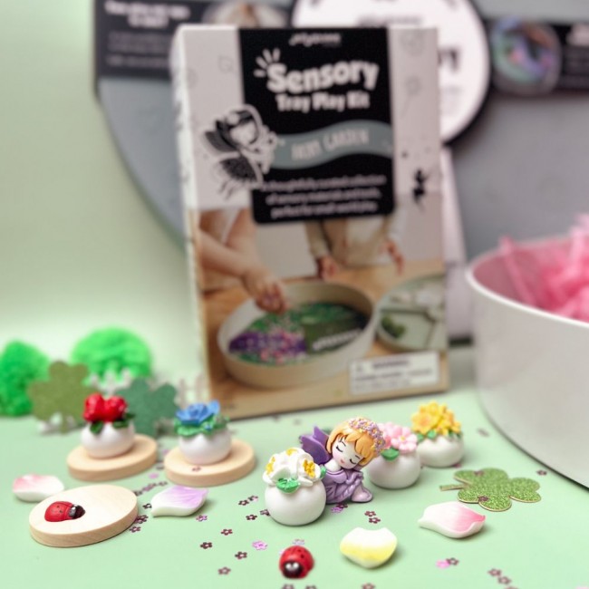 Zestaw sensoryczny Jellystone - Zaczarowany Ogród - wkład do tacki sensorycznej Play Tray