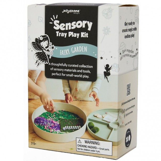 Zestaw sensoryczny Jellystone - Zaczarowany Ogród - wkład do tacki sensorycznej Play Tray