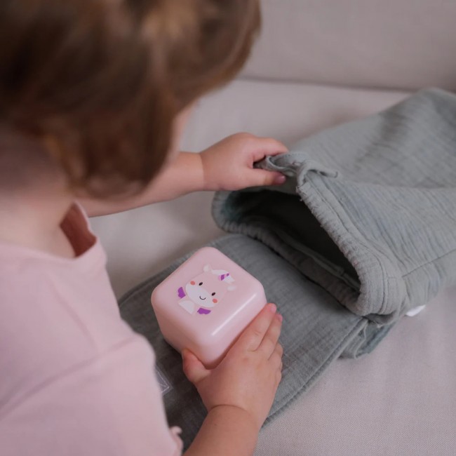 Przenośna lampka nocna Cloud B - świecąca kostka - Jednorożec Lily