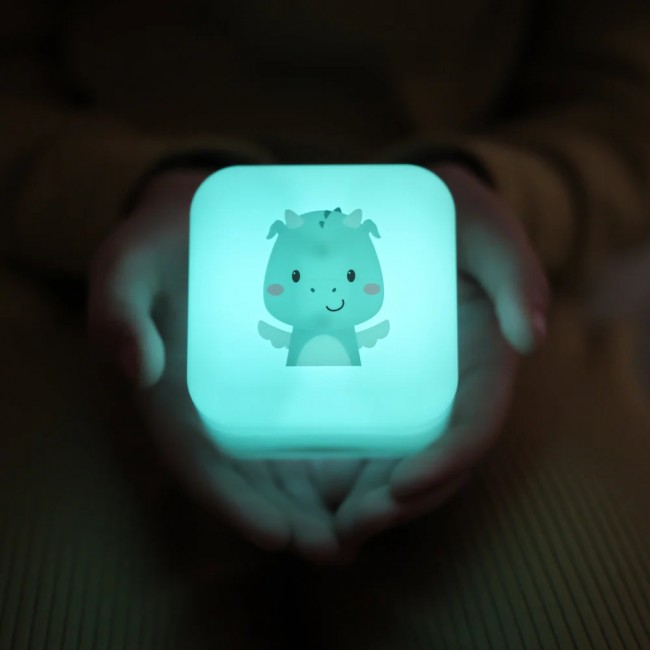Przenośna lampka nocna Cloud B - świecąca kostka - Smok Drake