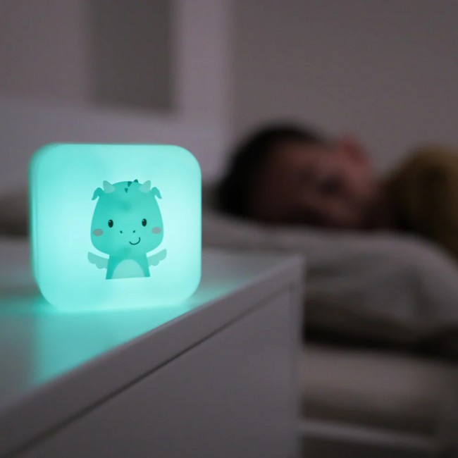 Przenośna lampka nocna Cloud B - świecąca kostka - Smok Drake
