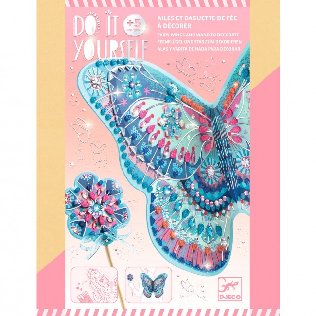 Zrób to sam Djeco - Skrzydła wróżki z różdżką