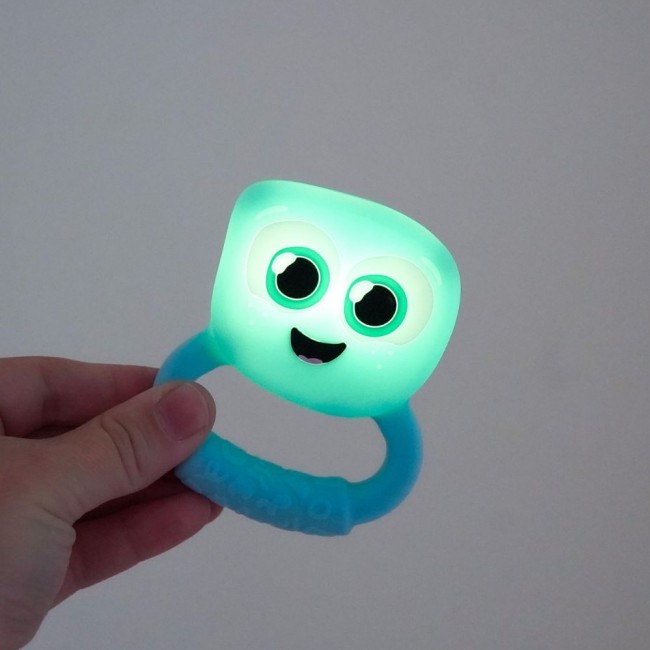 Świecąca grzechotka gryzak Glo Pals - Blair