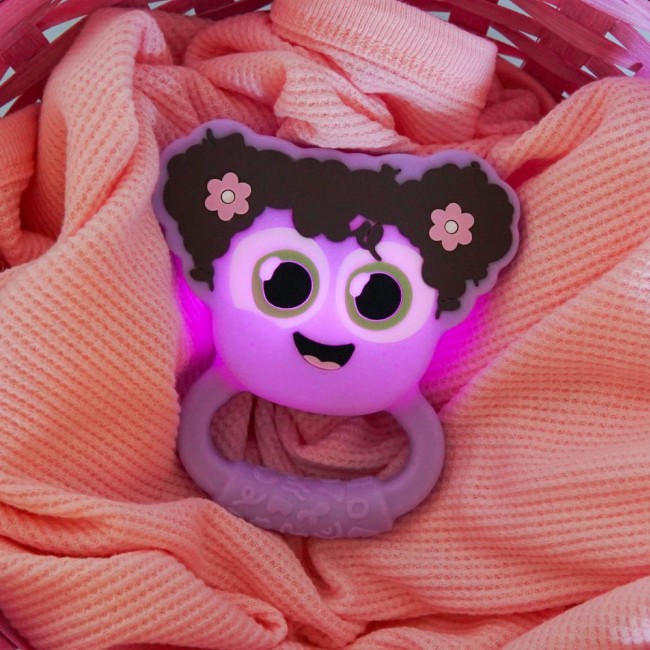 Świecąca grzechotka gryzak Glo Pals - Lumi