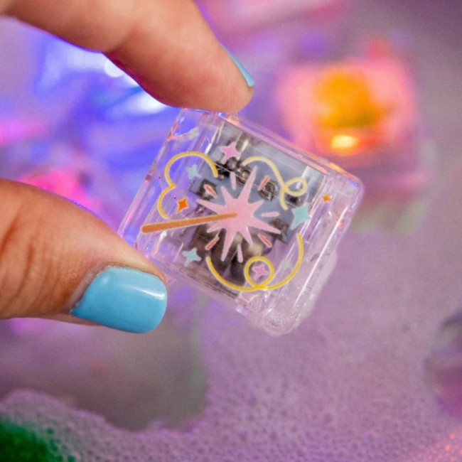 Kostki sensoryczne świecące w wodzie Glo Pals - Wróżki 6 szt.