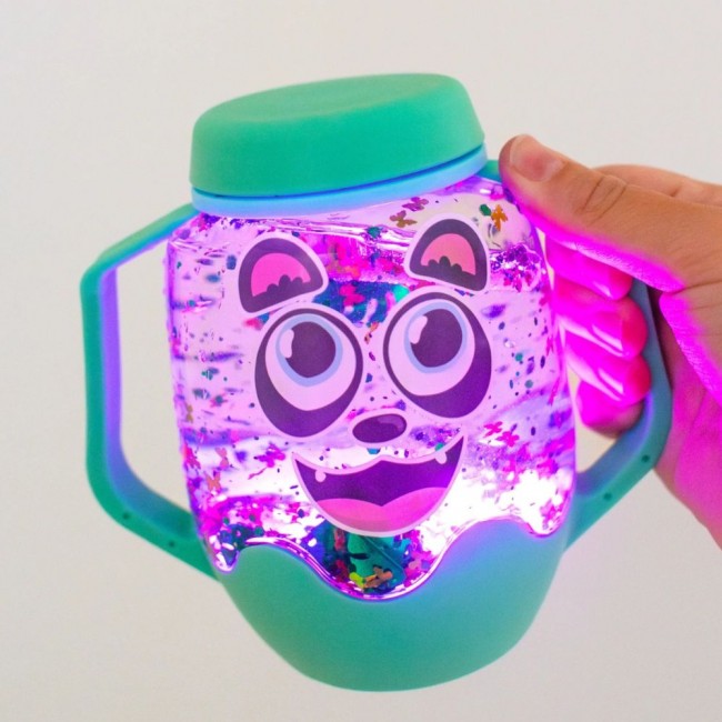 Słoik sensoryczny do napełnienia wodą Glo Pals z akcesoriami - Zoo