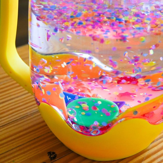 Zestaw sensorycznych akcesoriów do słoików Glo Pals - Kształty