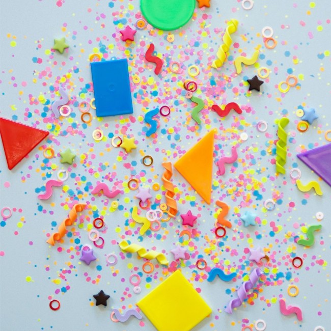 Zestaw sensorycznych akcesoriów do słoików Glo Pals - Kształty