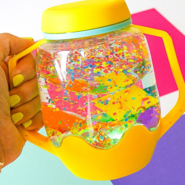 Zestaw sensorycznych akcesoriów do słoików Glo Pals - Kształty