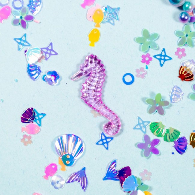 Zestaw sensorycznych akcesoriów do słoików Glo Pals - Morze