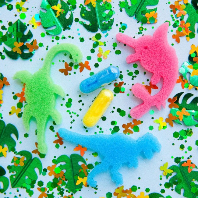 Zestaw sensorycznych akcesoriów do słoików Glo Pals - Safari