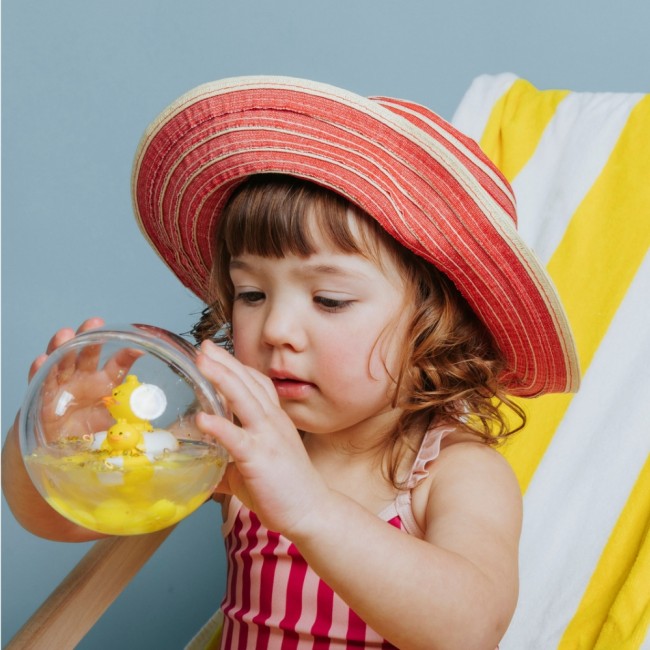 Kula sensoryczna Petit Boum Happy Bubbles - Kaczuszka