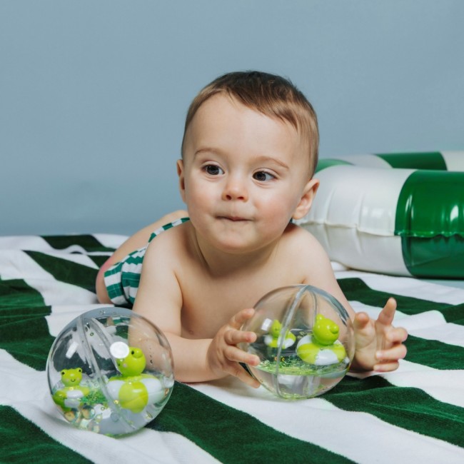 Kula sensoryczna Petit Boum Happy Bubbles - Żaba
