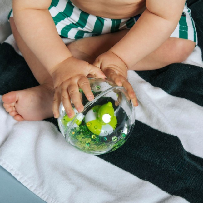 Kula sensoryczna Petit Boum Happy Bubbles - Żaba