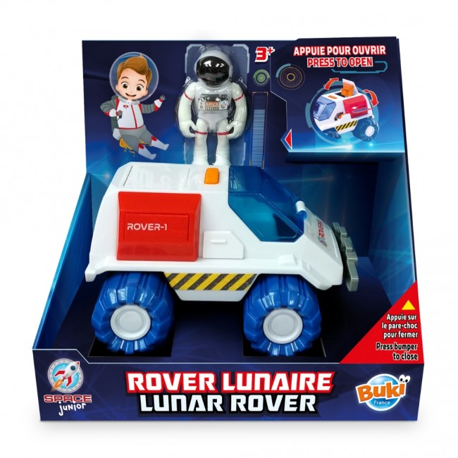 Badawczy pojazd kosmiczny z astronautą Buki