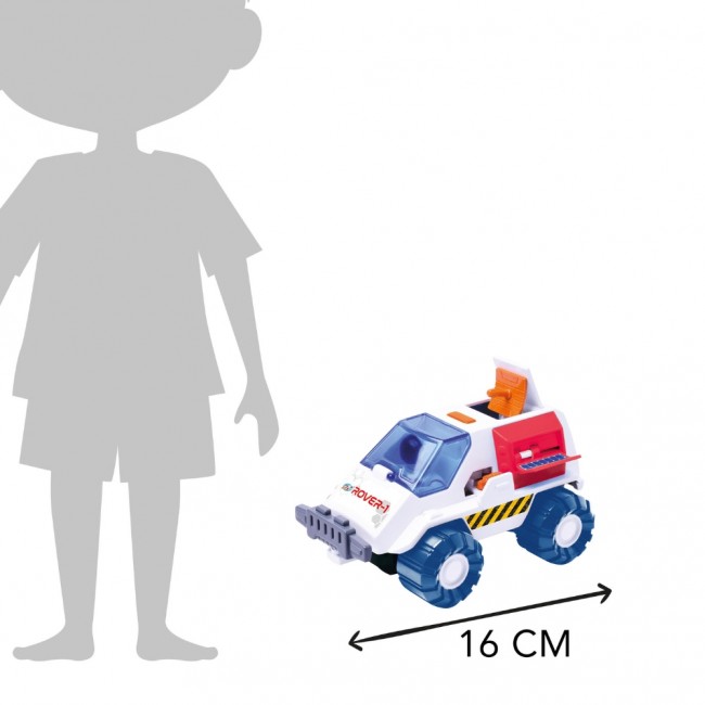 Badawczy pojazd kosmiczny z astronautą Buki