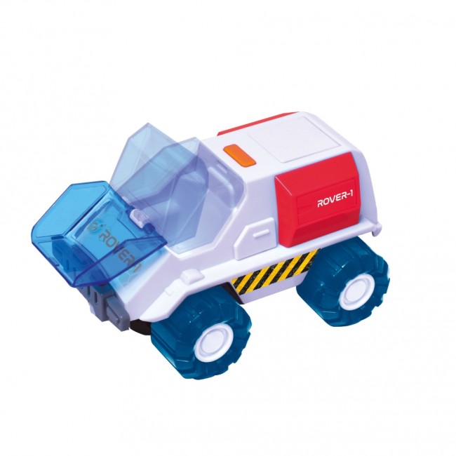 Badawczy pojazd kosmiczny z astronautą Buki