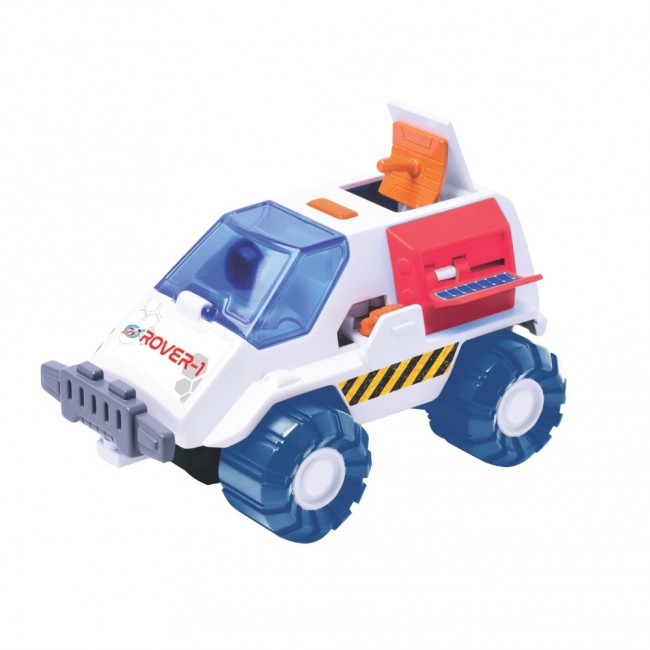 Badawczy pojazd kosmiczny z astronautą Buki